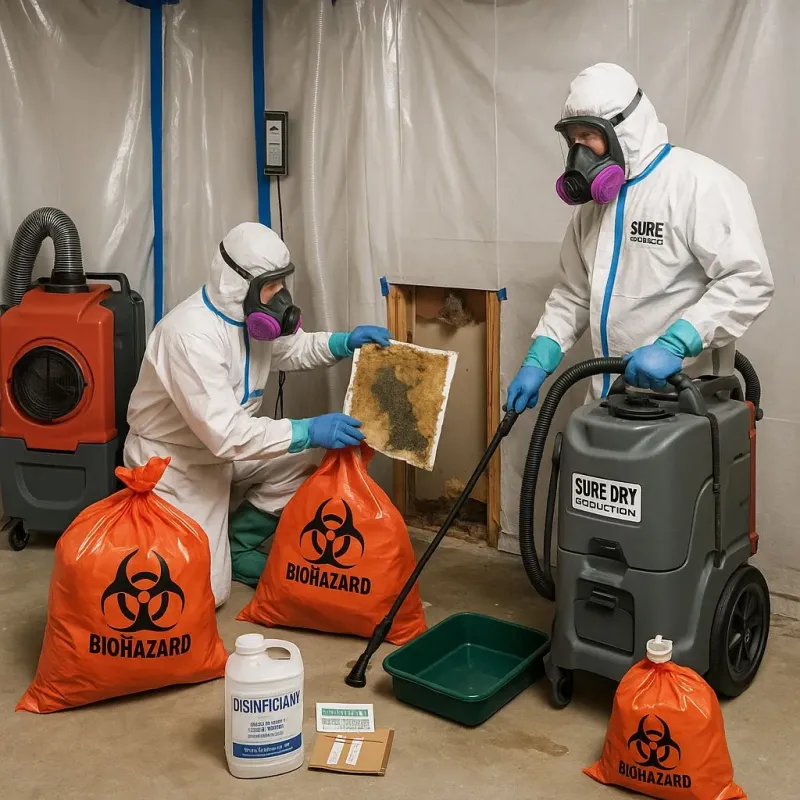 Contaminated Water Handling Protocols process in South Dos Palos, CA